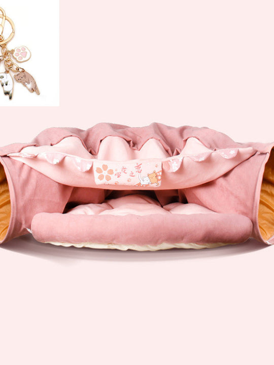 Collapsible Cat Tunnel Durable Washable Collapsible