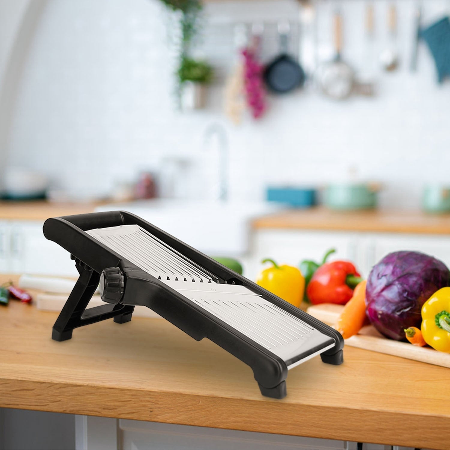 1Pc Mandoline Food Slicer Stainless Steel Food Cutter