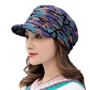 Female Korean Version Of A Hundred Soft Brim Hat Ethnic Wind