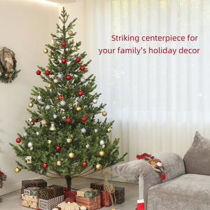 HOMCOM 7ft Artificial Christmas Tree, Sparse Realistic Cedar Tree