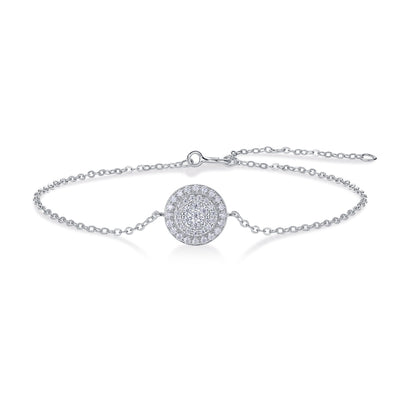 Luxury Fashion Mossan Diamond S925 Silver Bracelet