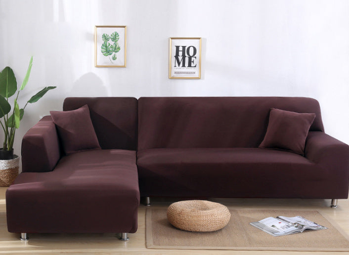 Solid Corner Sofa Covers Couch