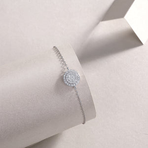 Luxury Fashion Mossan Diamond S925 Silver Bracelet