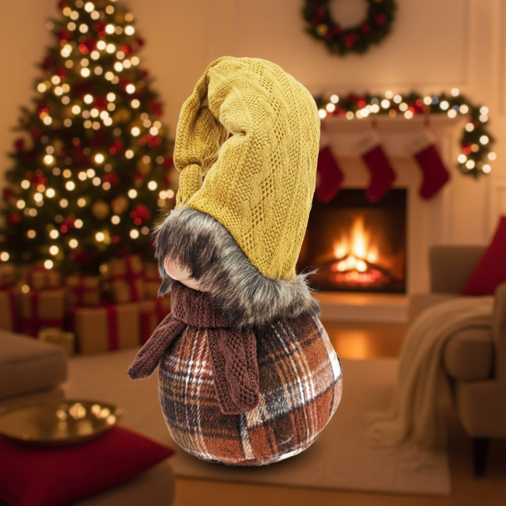 2PCS Set Christmas Gnome Decor 5.5 X 5.5 X 15.7