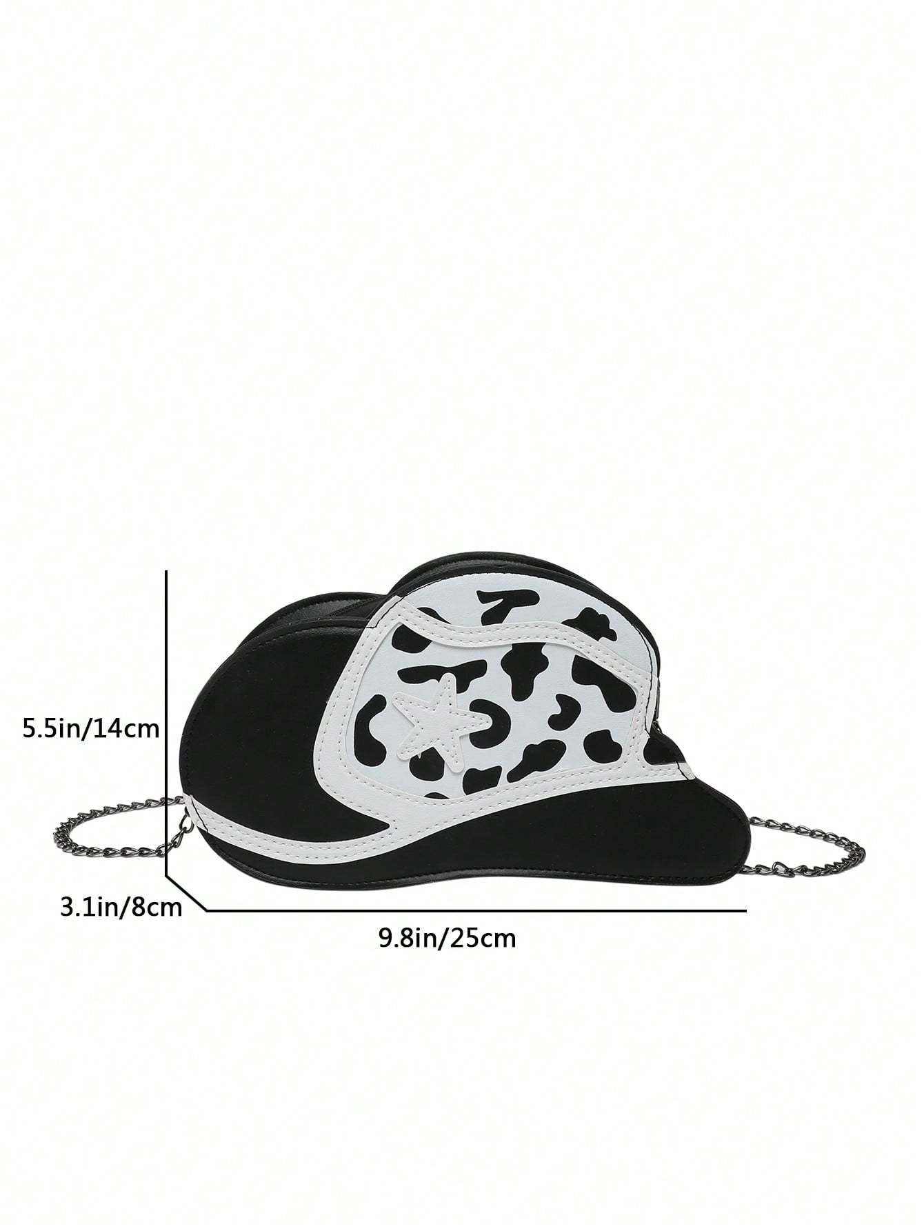 Retro Hat Bag 2025 New Style Temperament Fashion Color Matching Chain Bag