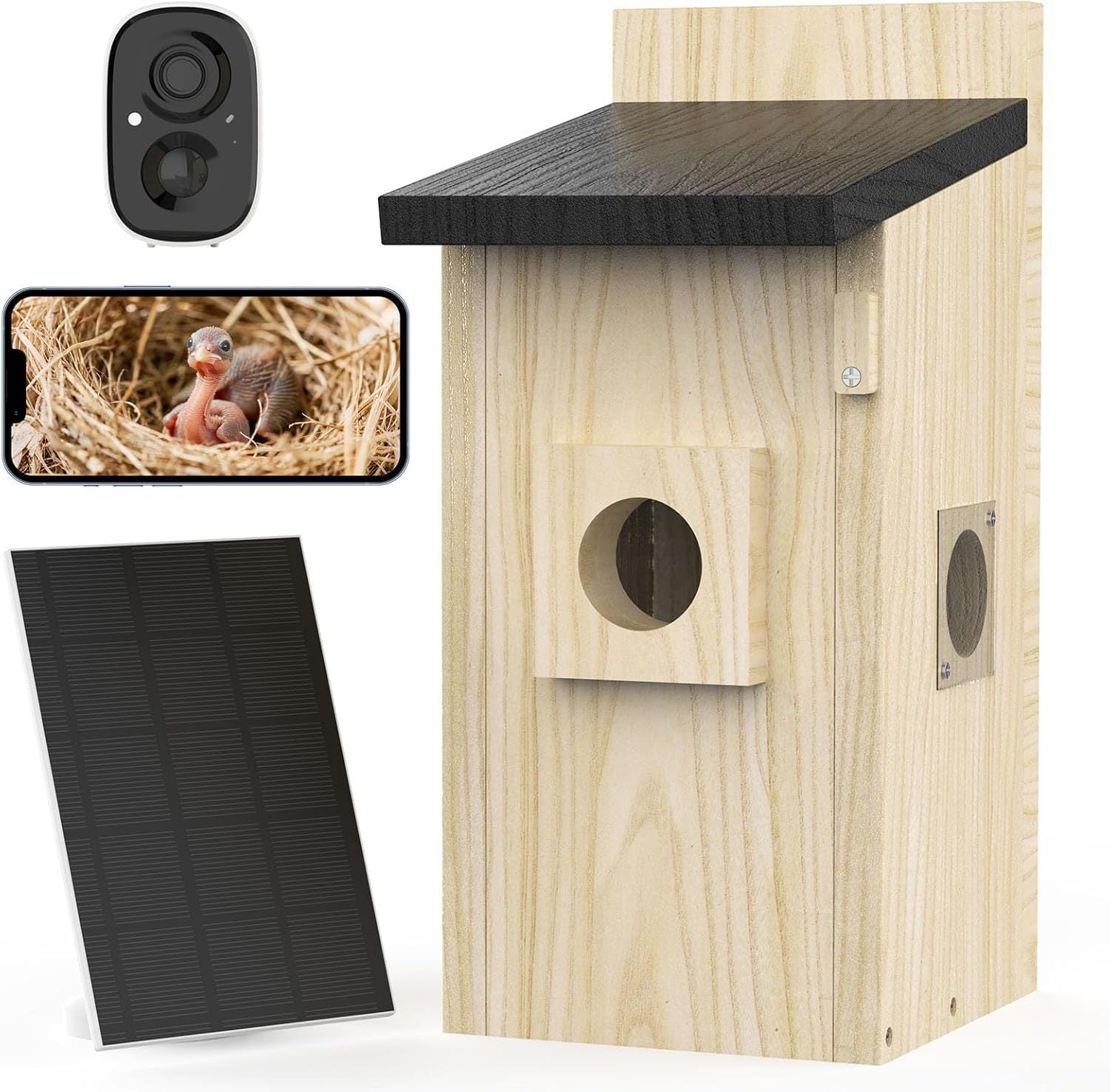 Smart Bird Houses For Outside Solar