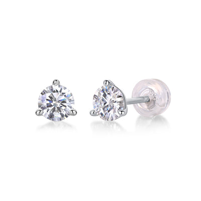 Freeze Frame Luxury Fashion Diamond Earrings Stud Set