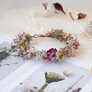 Gypsophila Crown, Dried Flower Crown