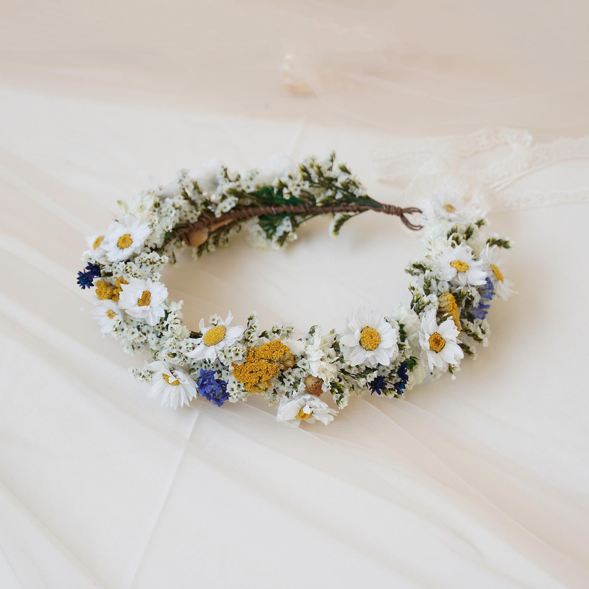 Gypsophila Crown, Dried Flower Crown