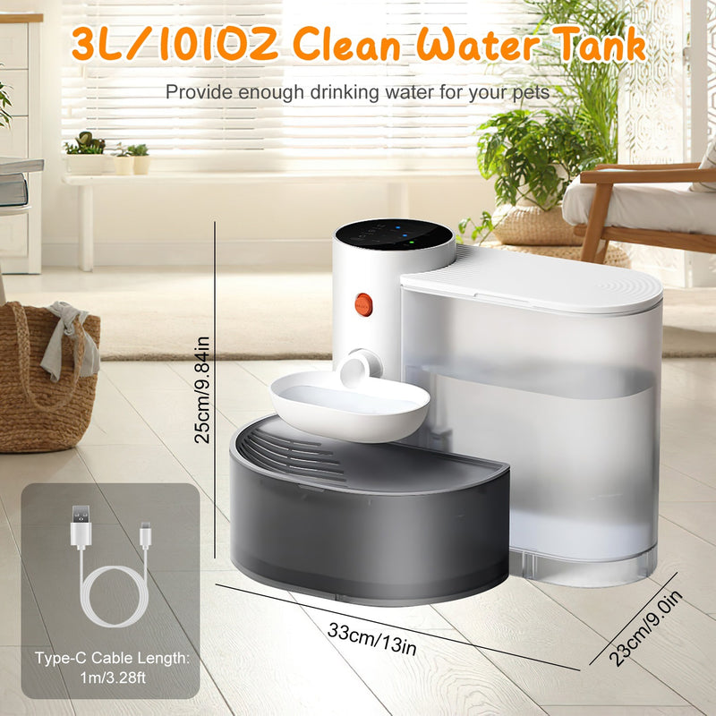 1Pc Smart Pet Water Fountain Automatic Cat Water