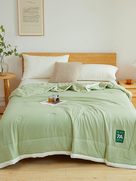 Antibacterial Raw Cotton Washable Summer Cool Quilt