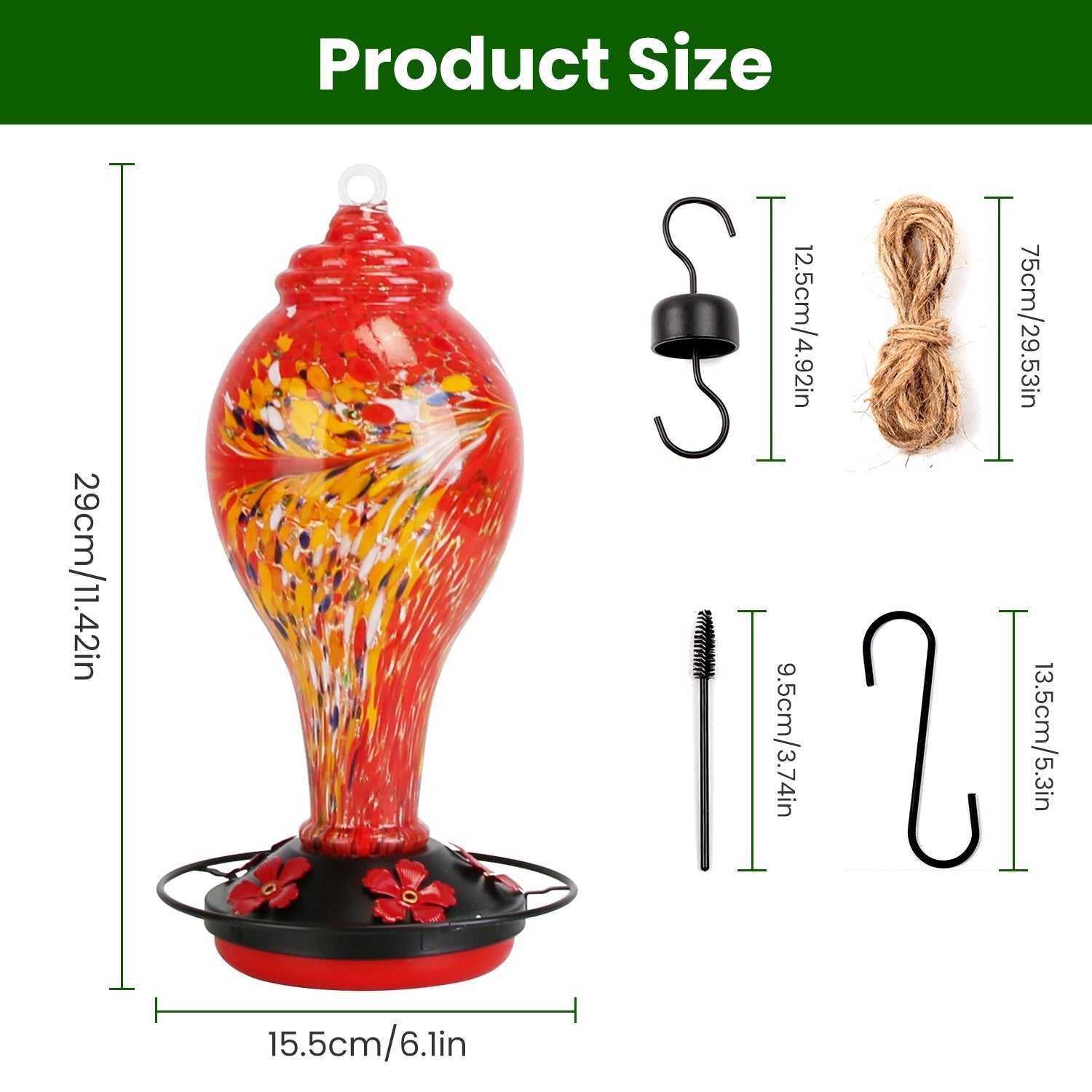 Cleaning Brush For Garden Decor