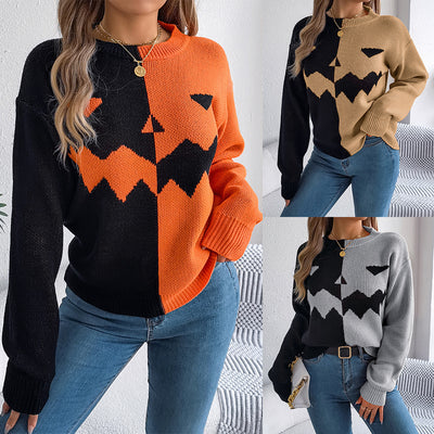 Long Sleeve Pullover Sweater Women's Clothing