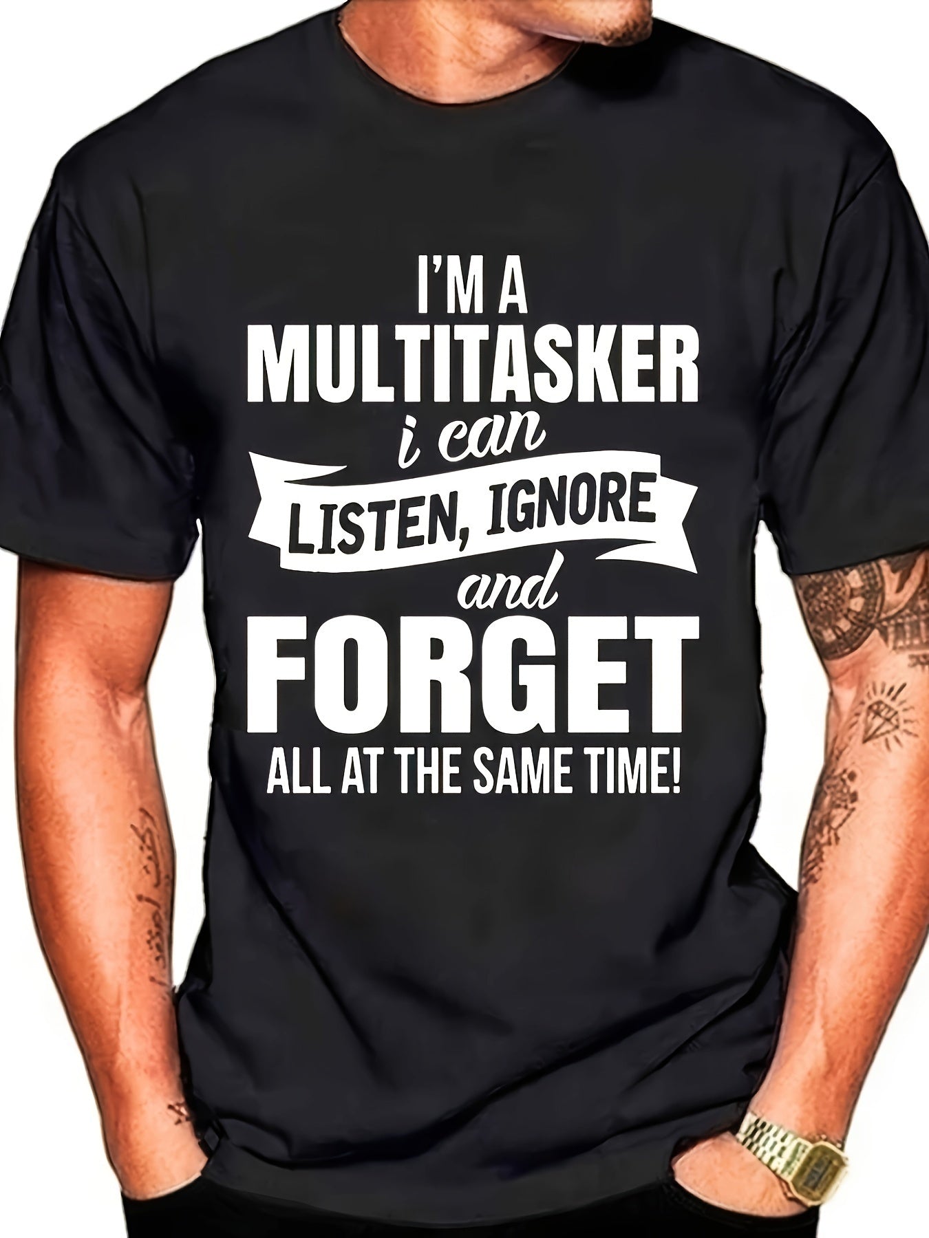 Men, I Am A Versatile Pattern T-shirt