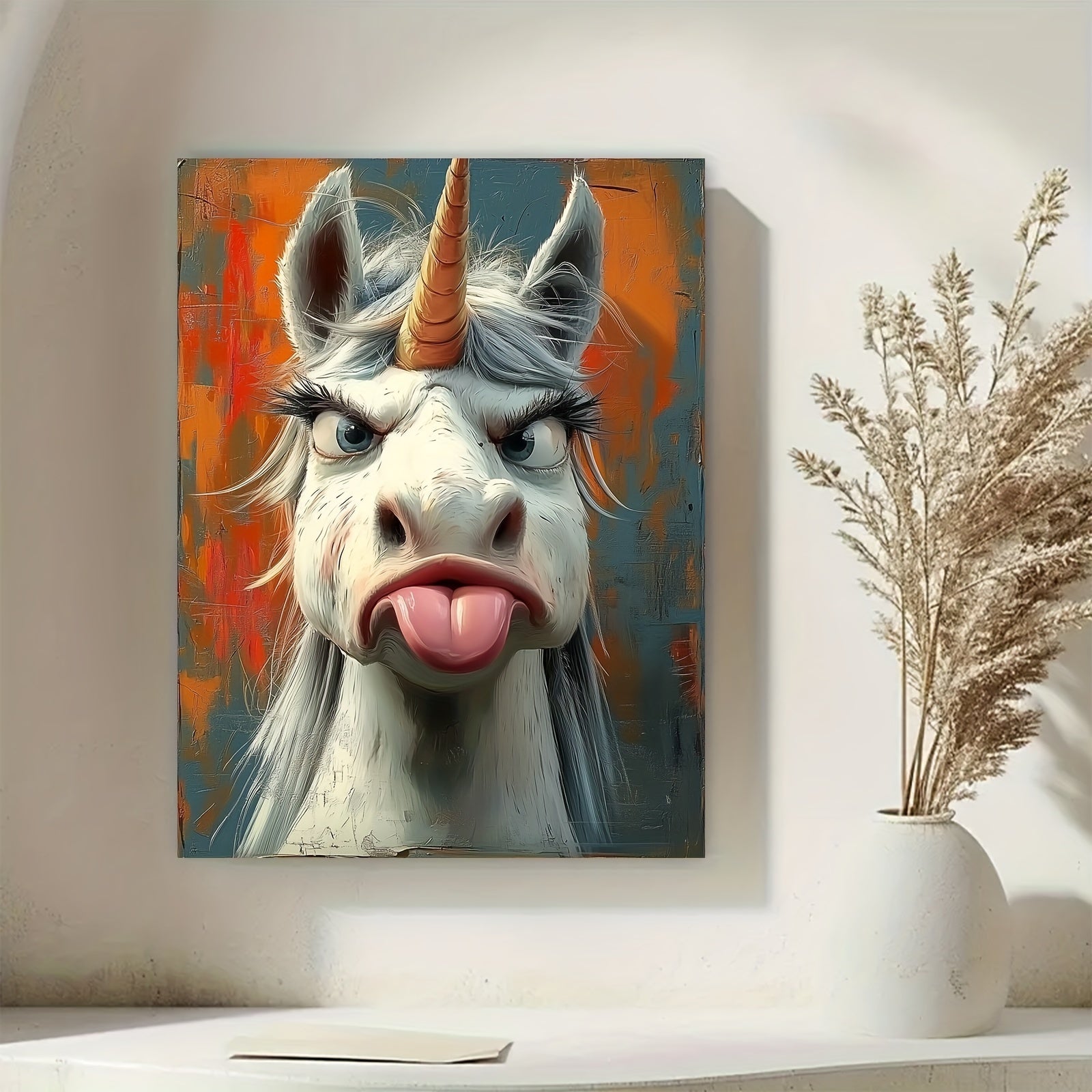 1 Piece Canvas Painting With Wooden Frame
