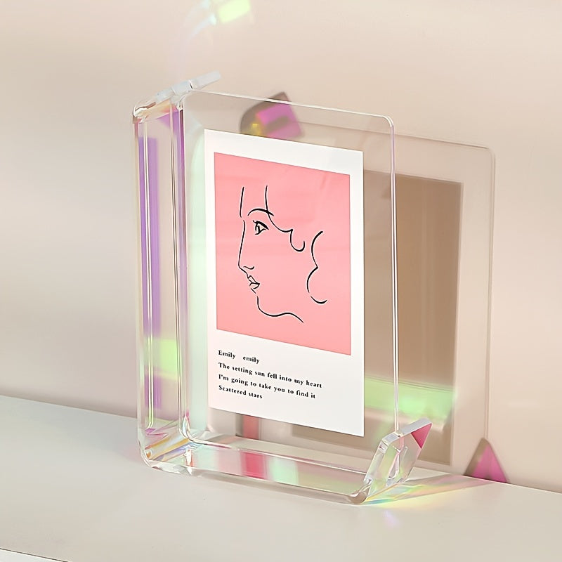 4x6 Inch Colorful Acrylic Photo Frame Box