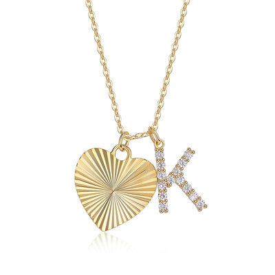 Heart Secret - A Fashionable And Trendy Necklace Pendant Diamond Jewelry Necklace Set