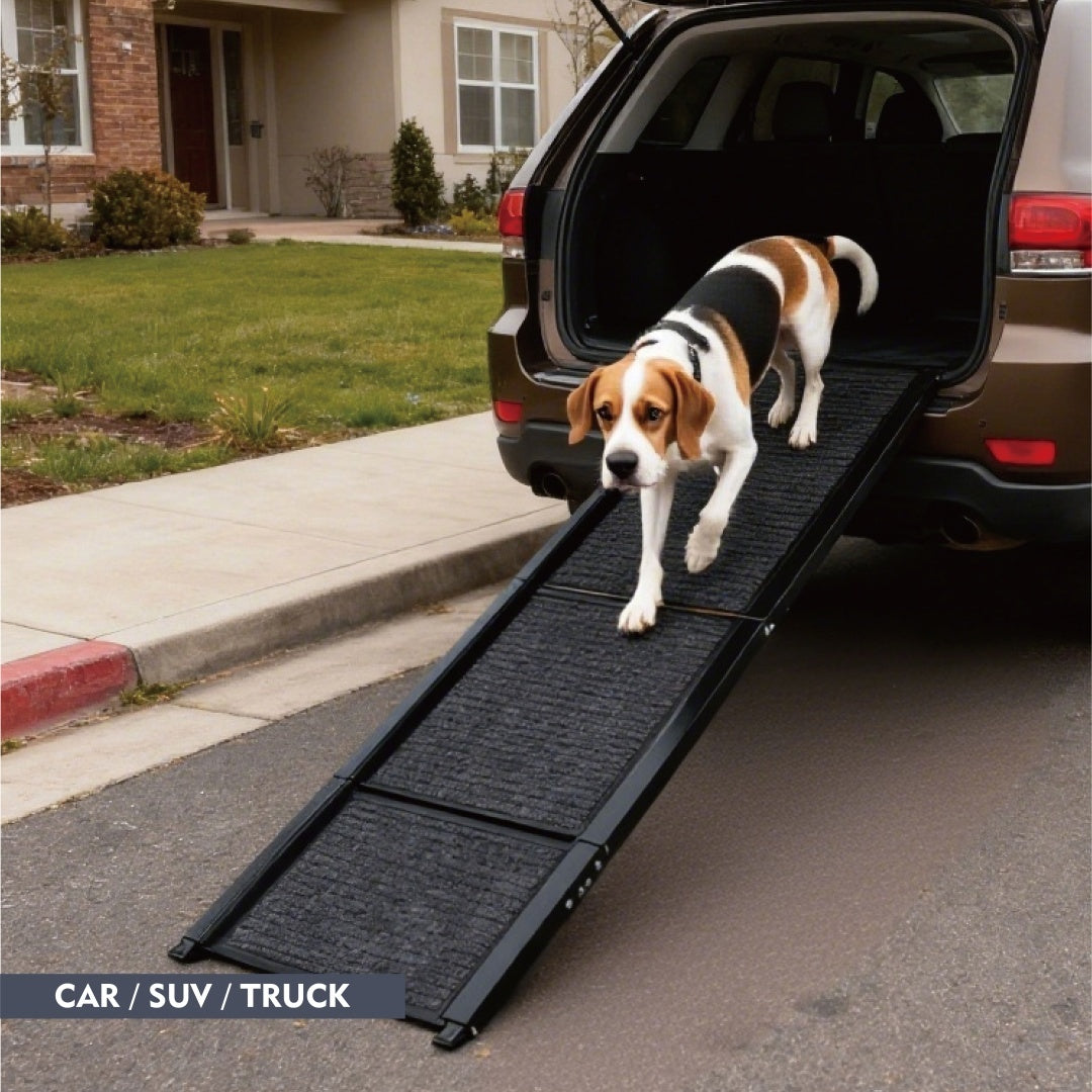 Dog Ramp For Car 65x17 Large Folding Pet Stair Ramps