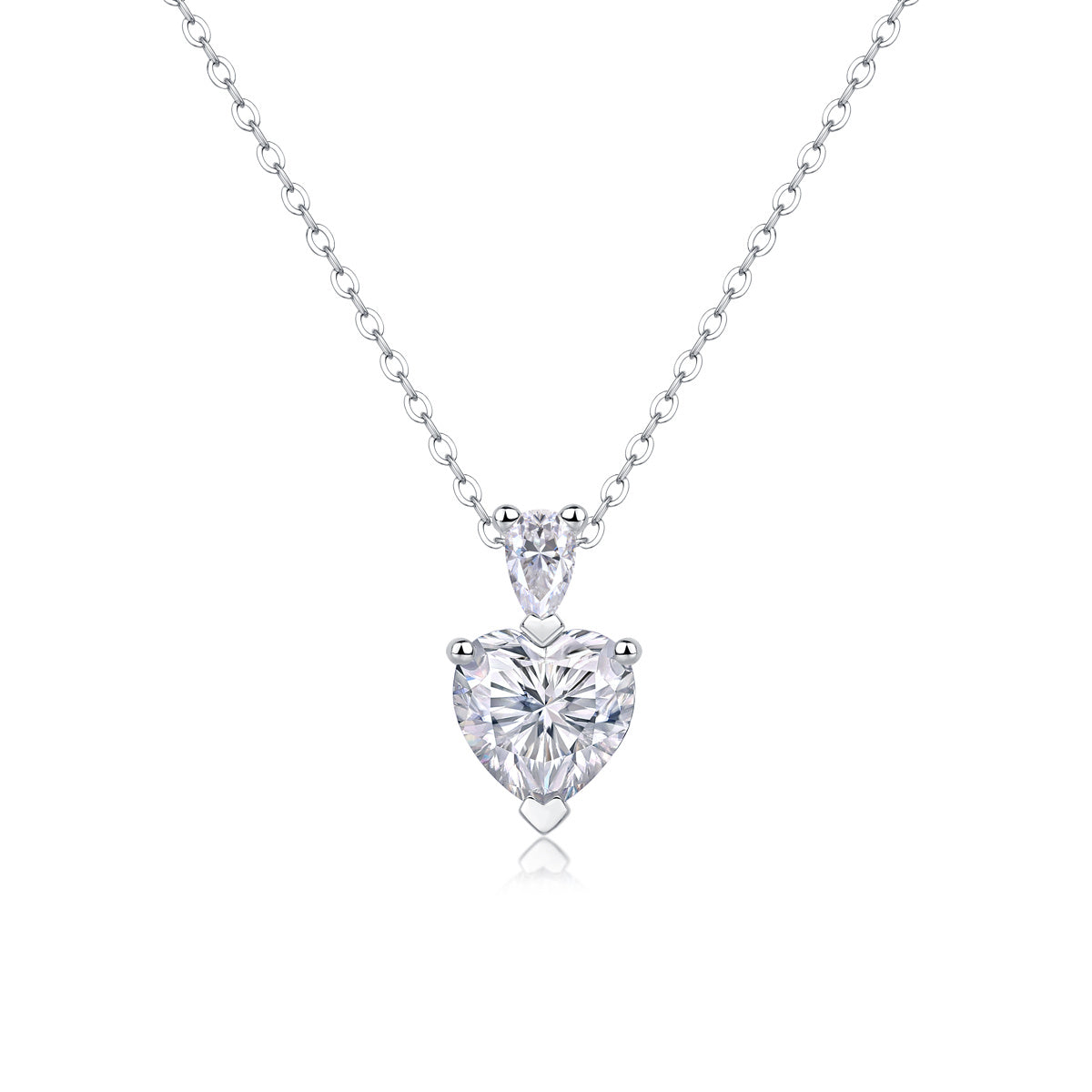 The Beloved Of The Heart - A Fashionable And Luxurious Diamond Jewelry Pendant Set
