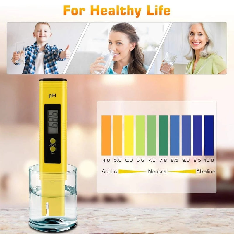 PH Meter 0.01 PH Battery Powder High Precision Water