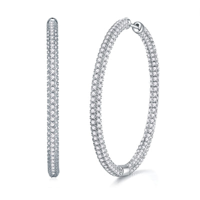 Light Coco Luxury Fashion Diamond Earrings Stud Set