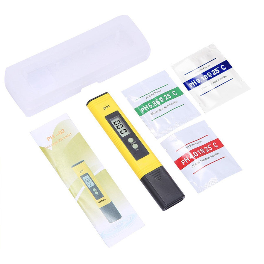 PH Meter 0.01 PH Battery Powder High Precision Water