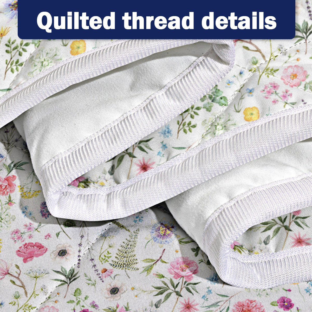 Lightweight Bedspreads Botanical Coverlets Quilt Bedding Set