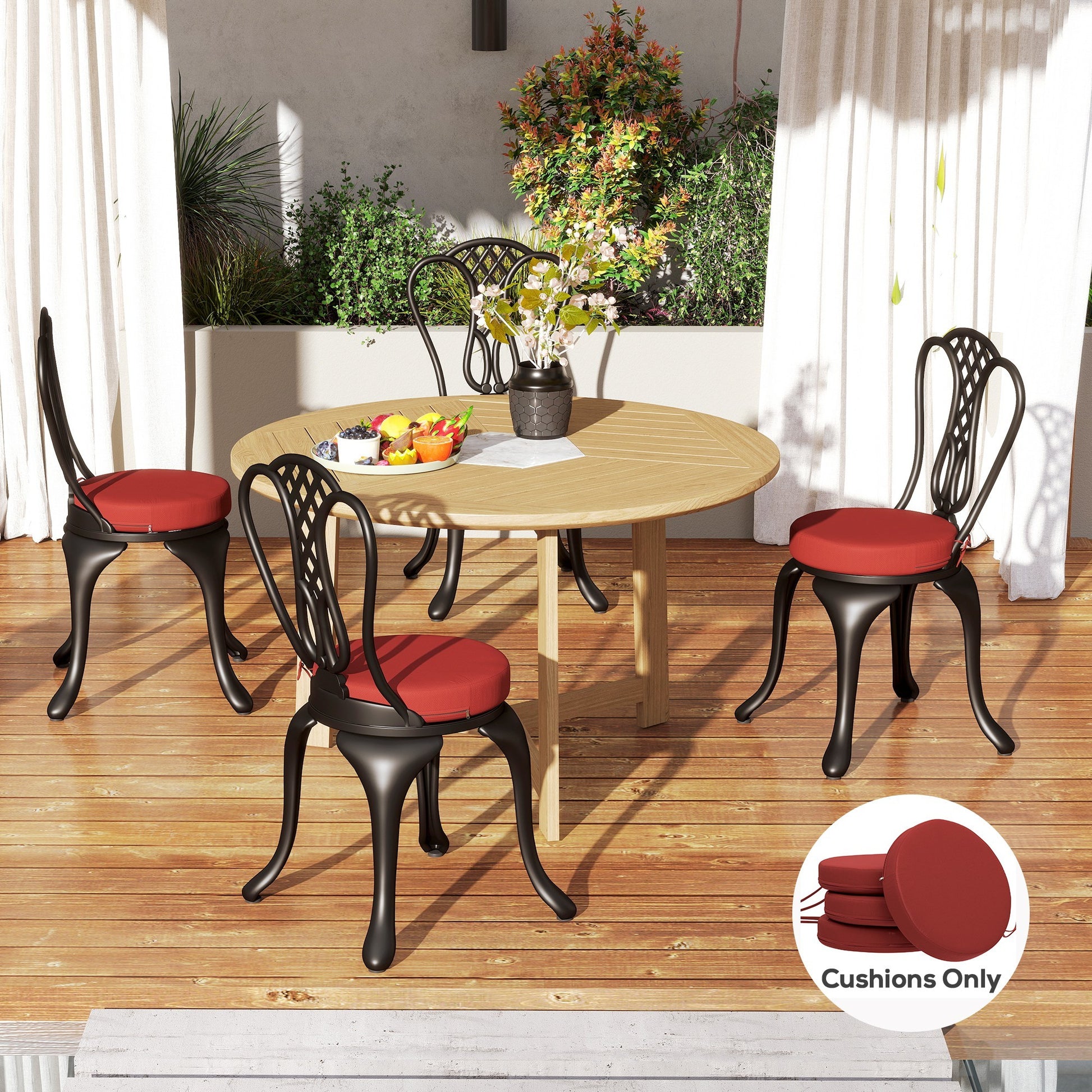 Patio Chair Cushions Set Of 4