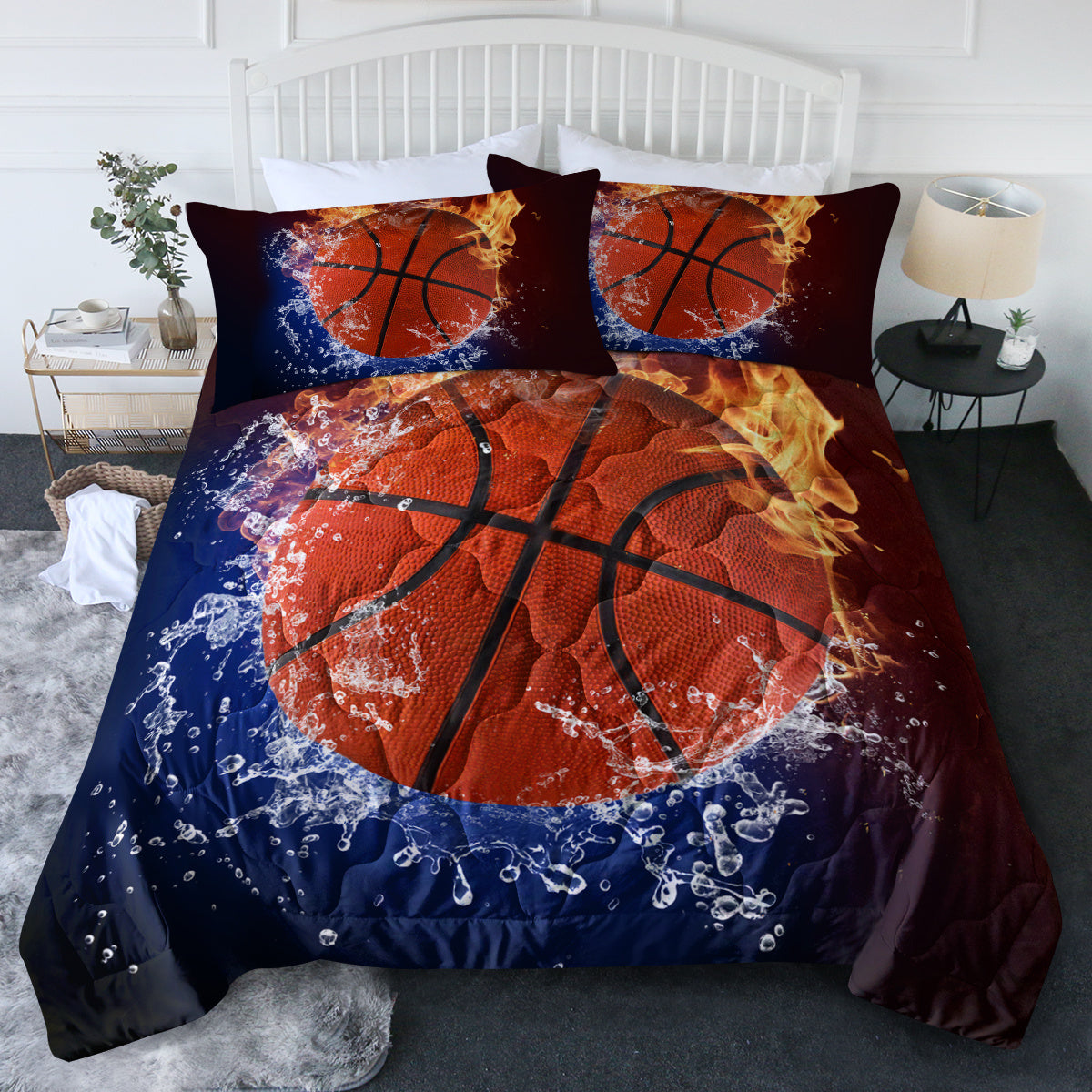 Sports Basketball Pattern Comforters Sets