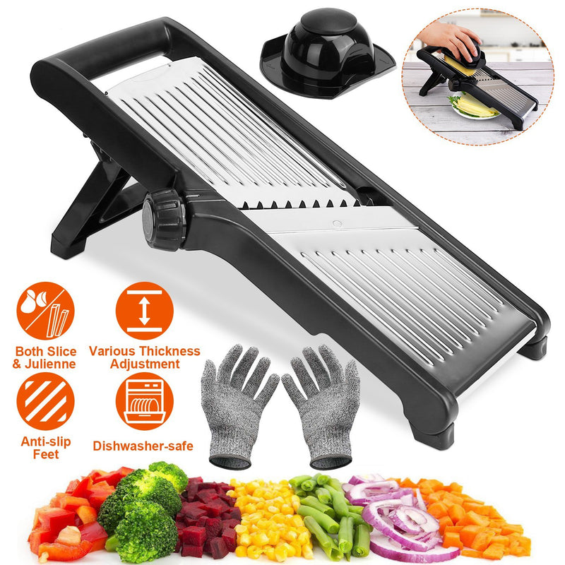 1Pc Mandoline Food Slicer Stainless Steel Food Cutter