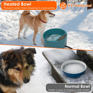 Heated Water Bowl For Dog Cat