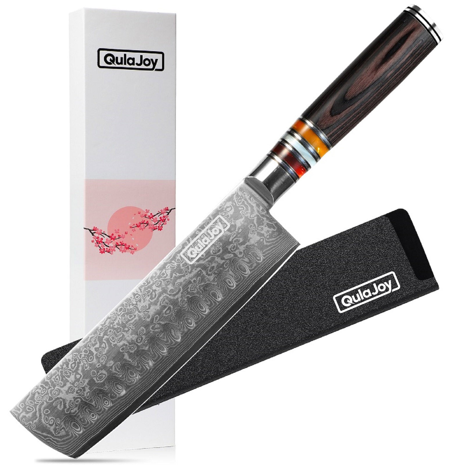 Qulajoy 7 Inch Nakiri Chef Knife