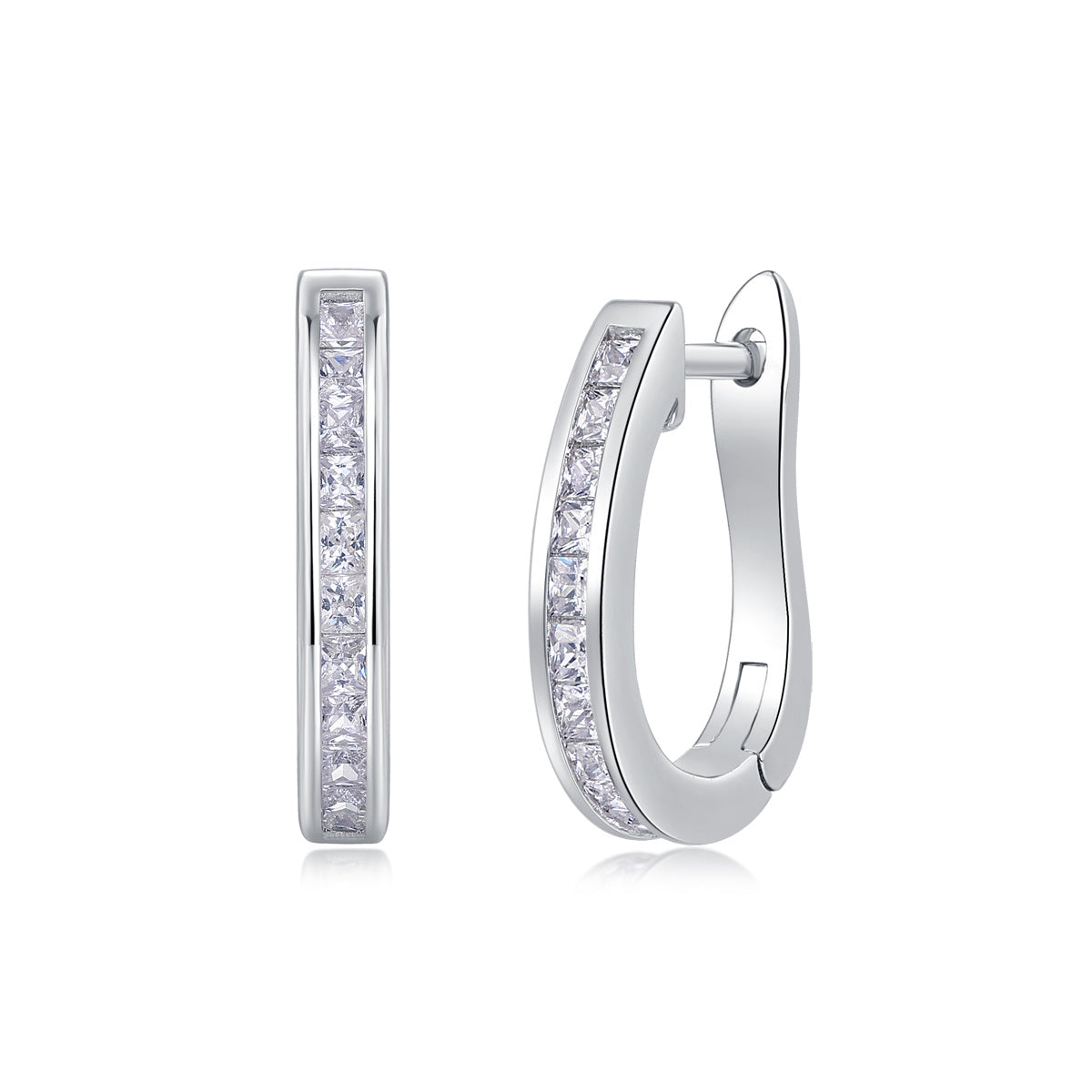 Touch Tenderness - Fashionable And Luxurious Diamond Jewelry Earrings Set