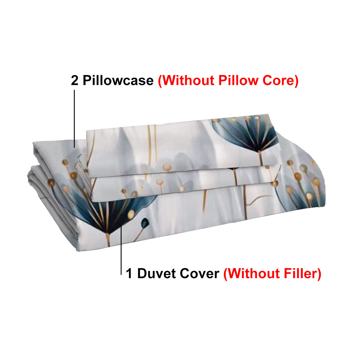Polyester Bedroom Decoration Bedding Set Twin Full Queen King Size