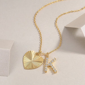 Heart Secret - A Fashionable And Trendy Necklace Pendant Diamond Jewelry Necklace Set