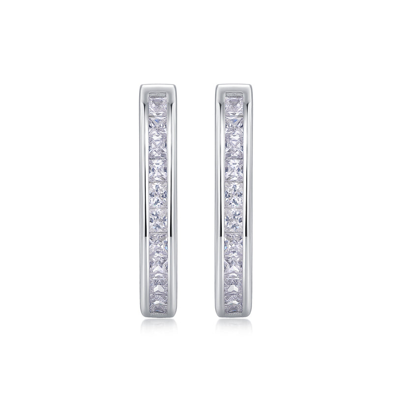 Touch Tenderness - Fashionable And Luxurious Diamond Jewelry Earrings Set