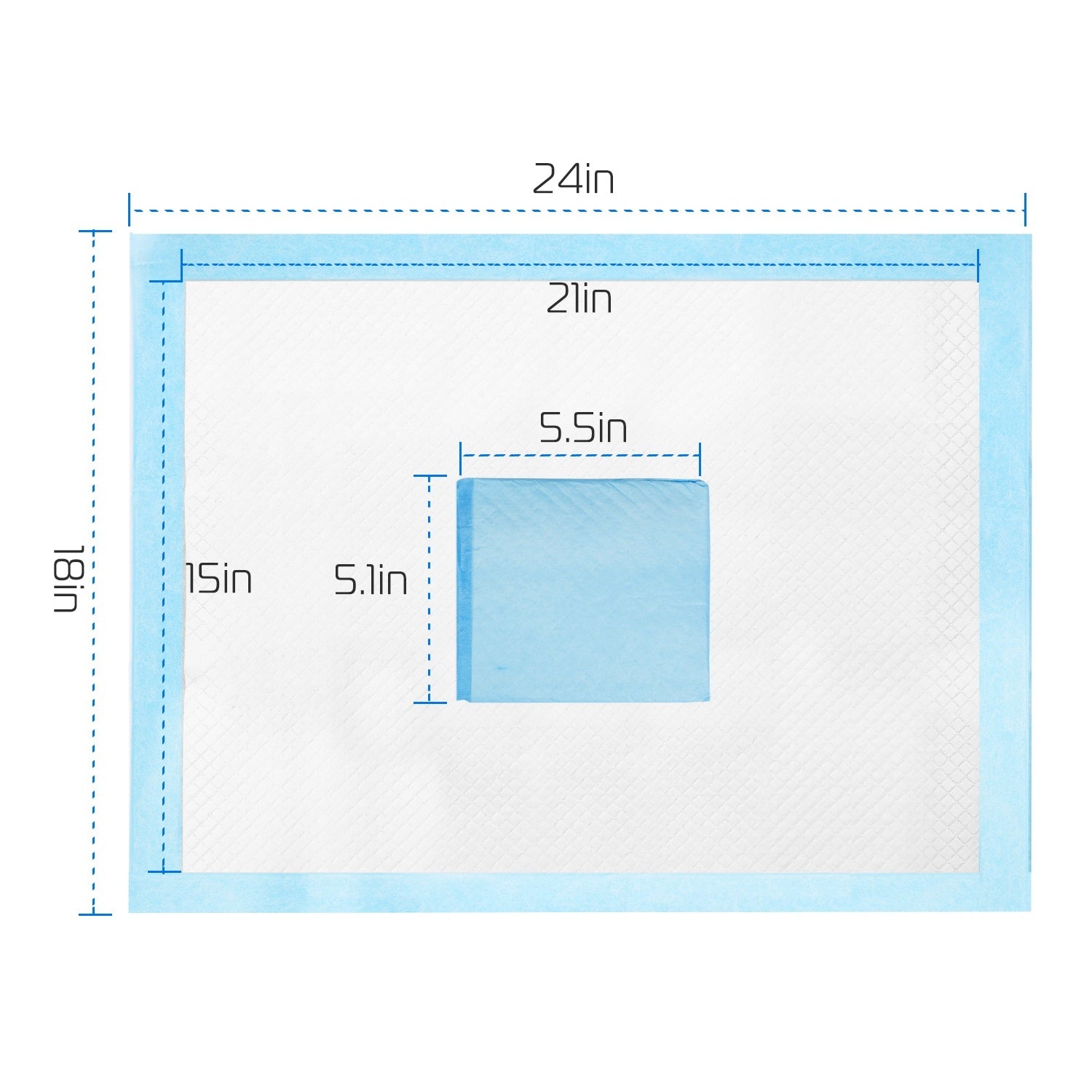 50Pcs Per Set Dog Training Pads