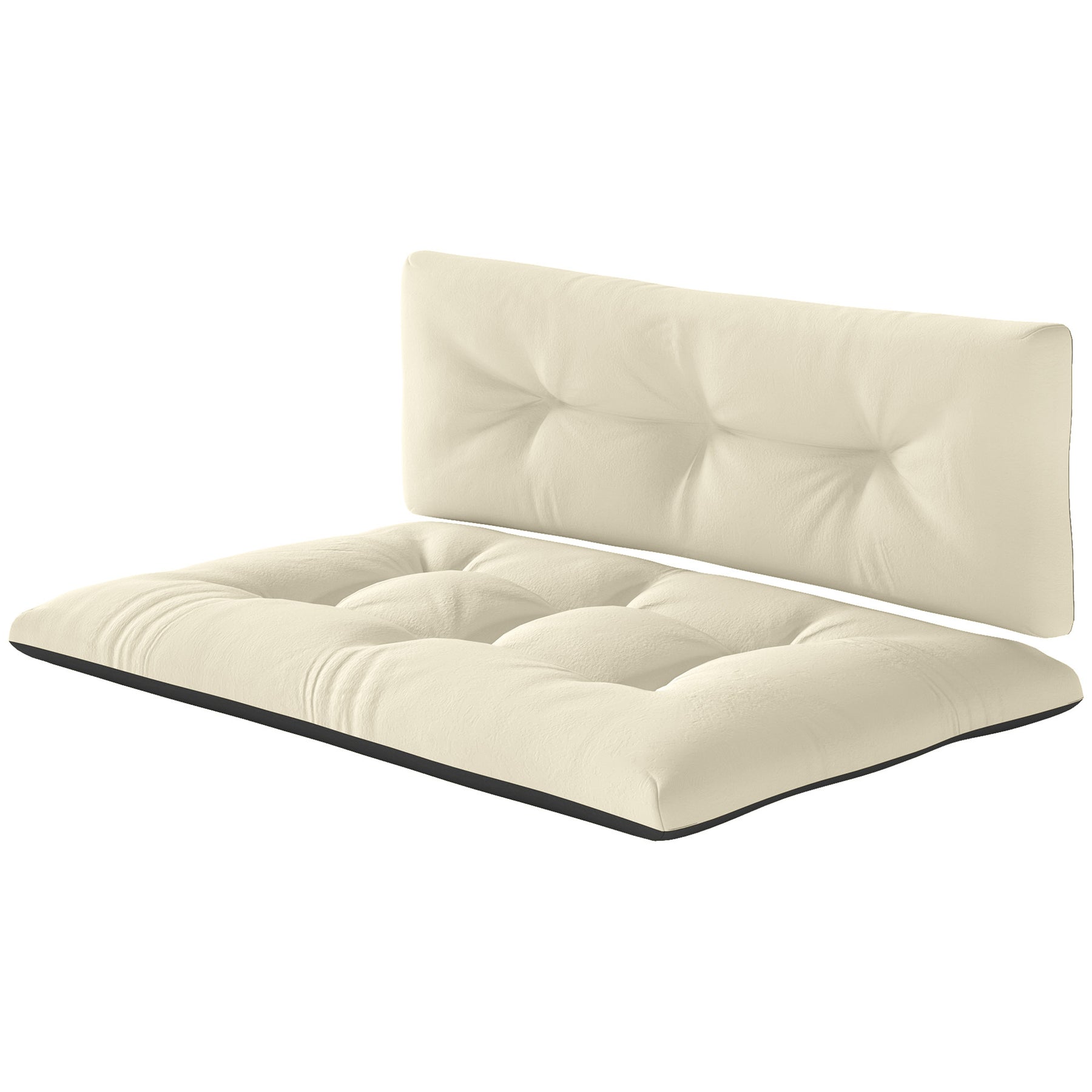 2 Seater Pallet Cushions Outdoor 3.9 Thick Replacement Cushions