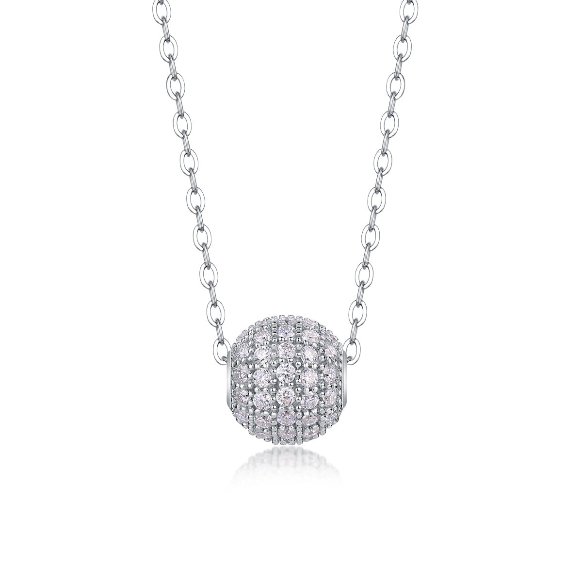 Meet At This Moment - A Fashionable And Luxurious Diamond Jewelry Pendant Set