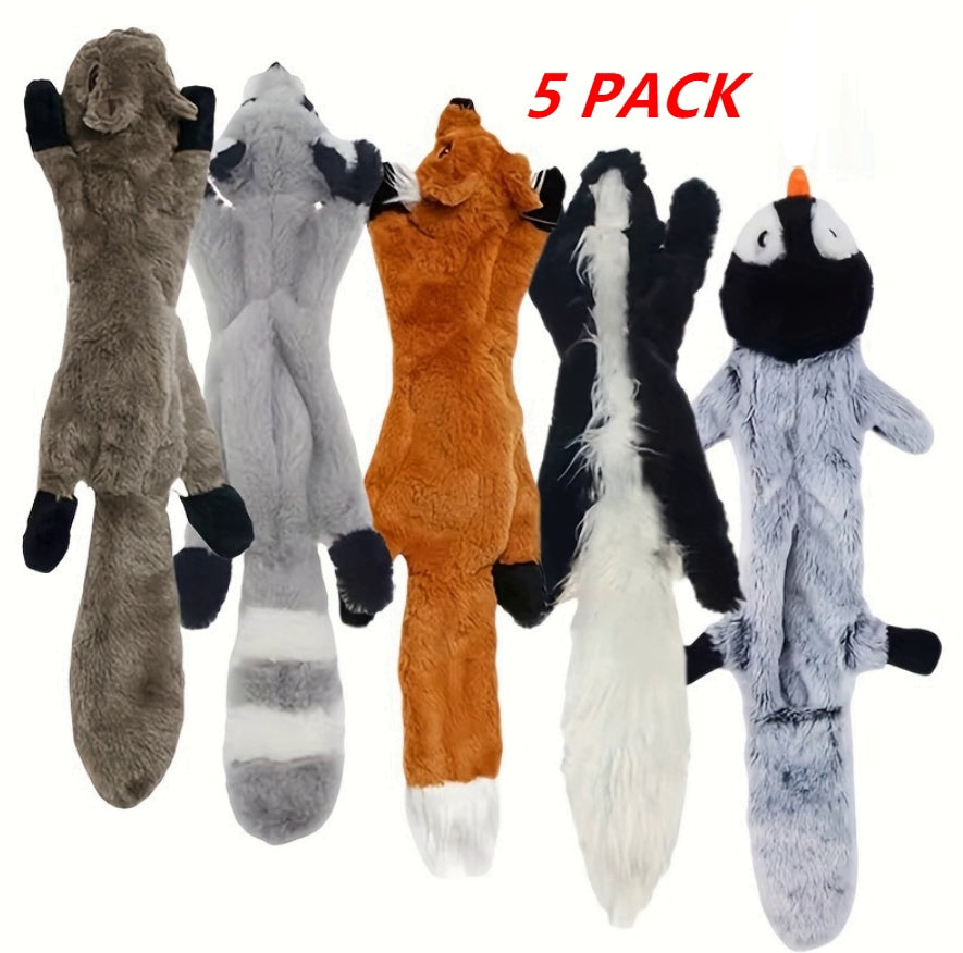 5 Pack Dog Squeaky Toys Pet