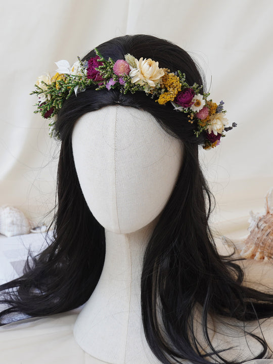 Baby Breath Crown, Dried Crown