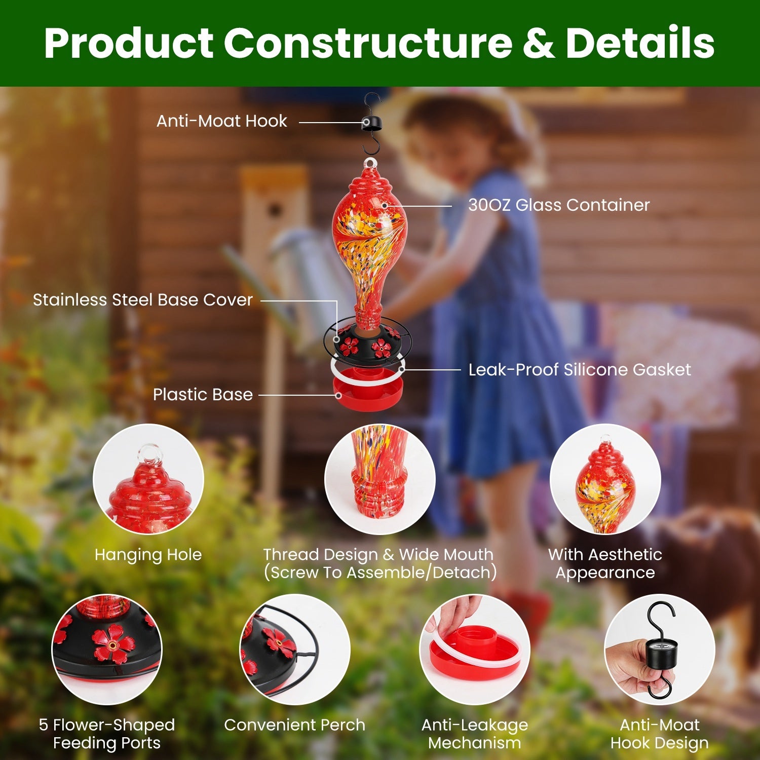 Cleaning Brush For Garden Decor