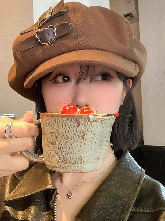 Cloud Hat For Women Autumn And Winter All-matching Small Face