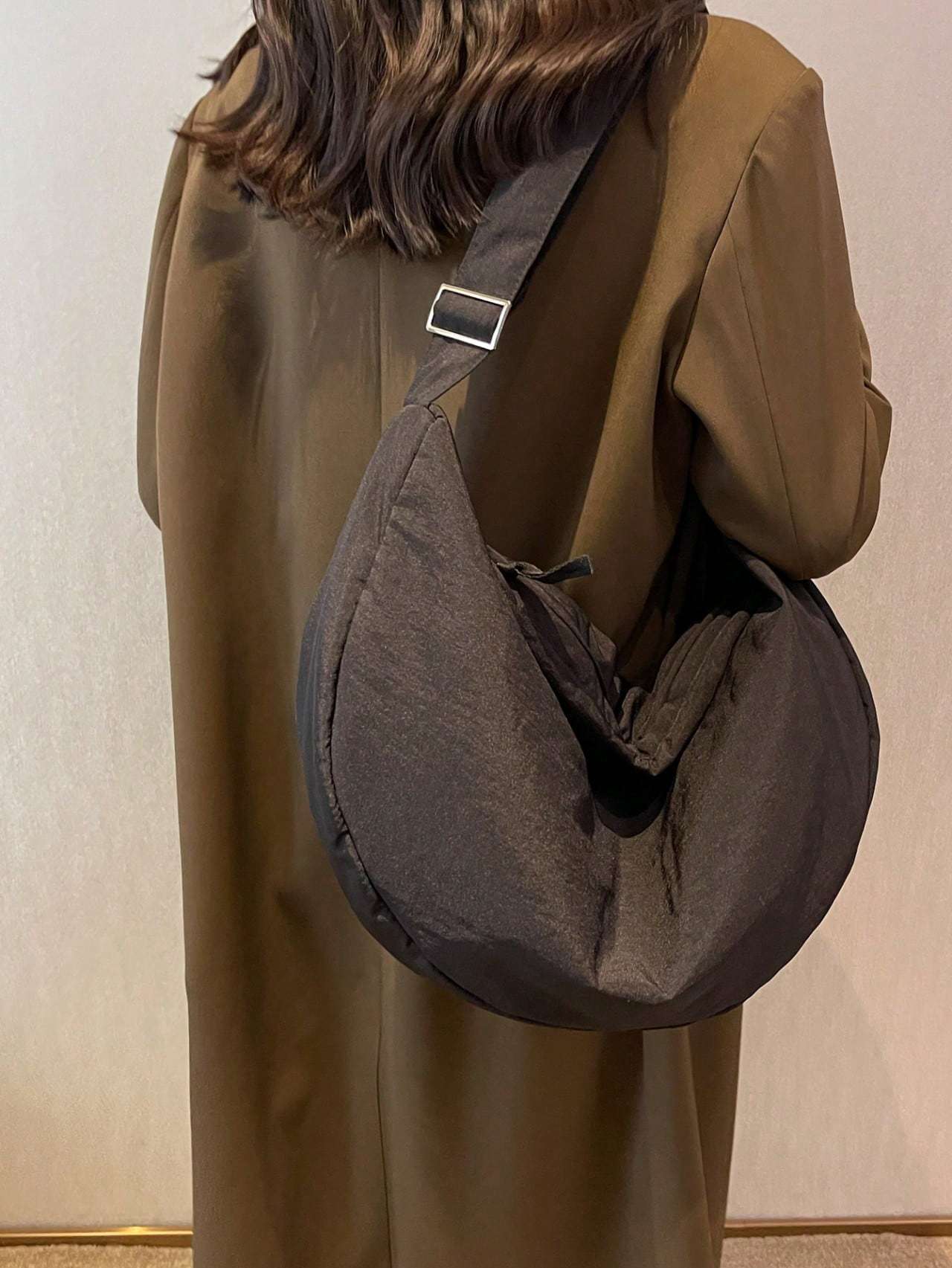 Nylon Bag Women's Single Shoulder Large Capacity Student Class Cloth Bag