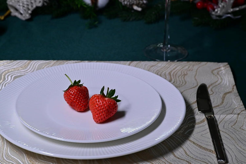 Dandilion Bone China Dinnerware Set, 16 Pieces, Service For 4, Plates, Dishes, Bowls Set