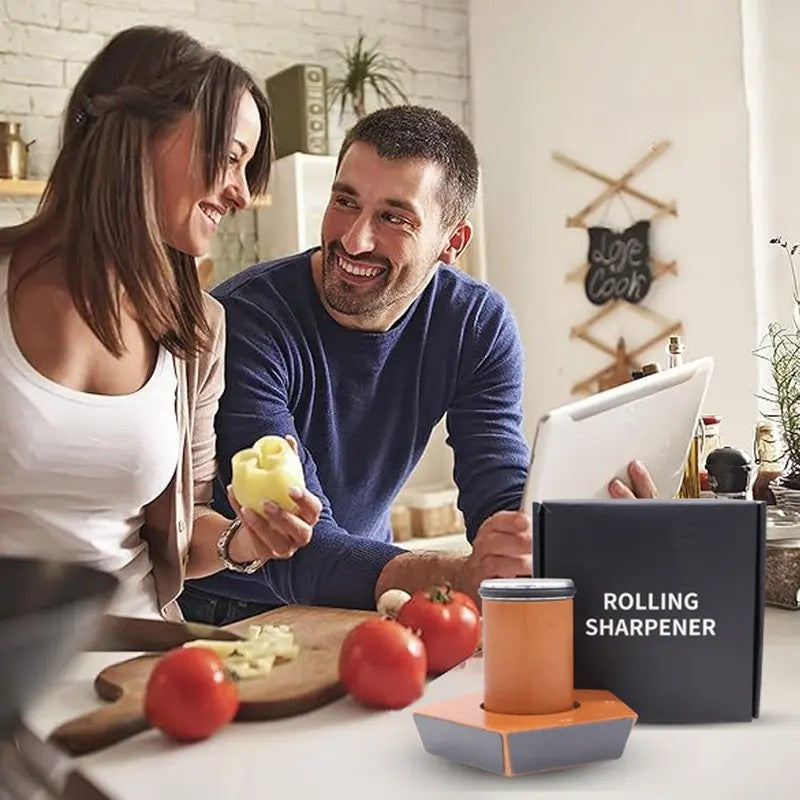 Rolling Knife Sharpener Kit 5 Magnetic Angles 12 Degrees