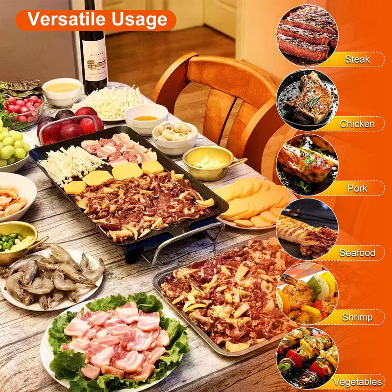 1Pc Electric Barbecue Grill Hot Plate Cooking