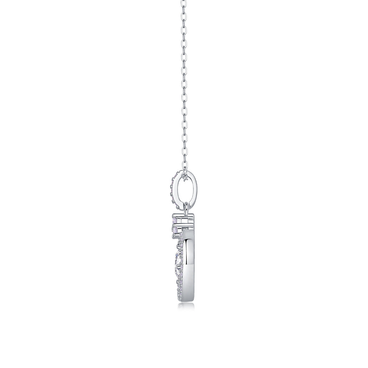 Love Ring - A Fashionable And Luxurious Diamond Jewelry Pendant Set