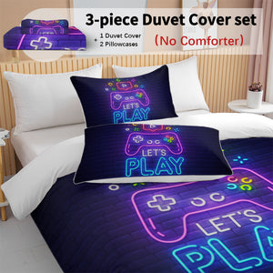 Gaming Duvet Cover Set Twin Full Queen King Size