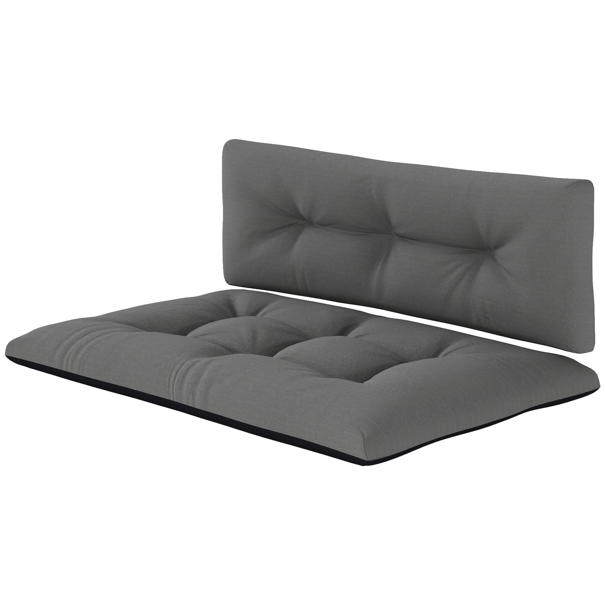 2 Seater Pallet Cushions Outdoor 3.9 Thick Replacement Cushions